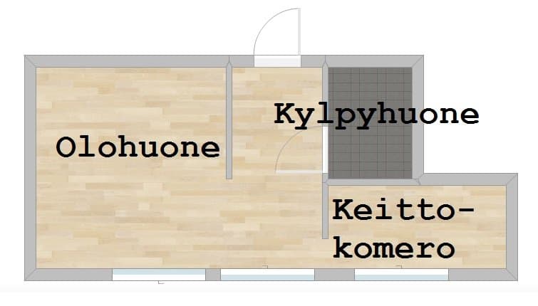 Kirkkokatu i Oulu