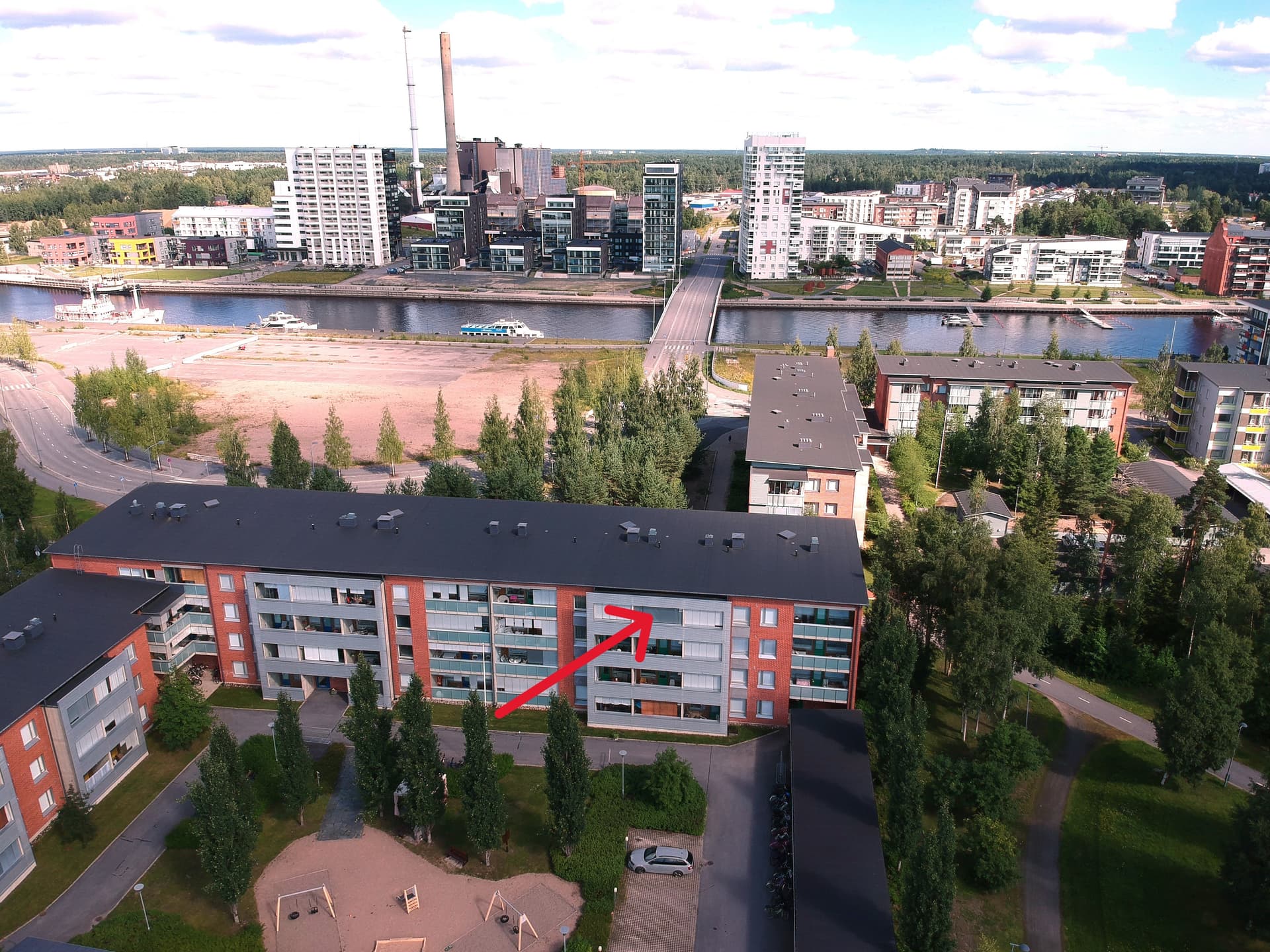 Toppilansaarentie i Oulu