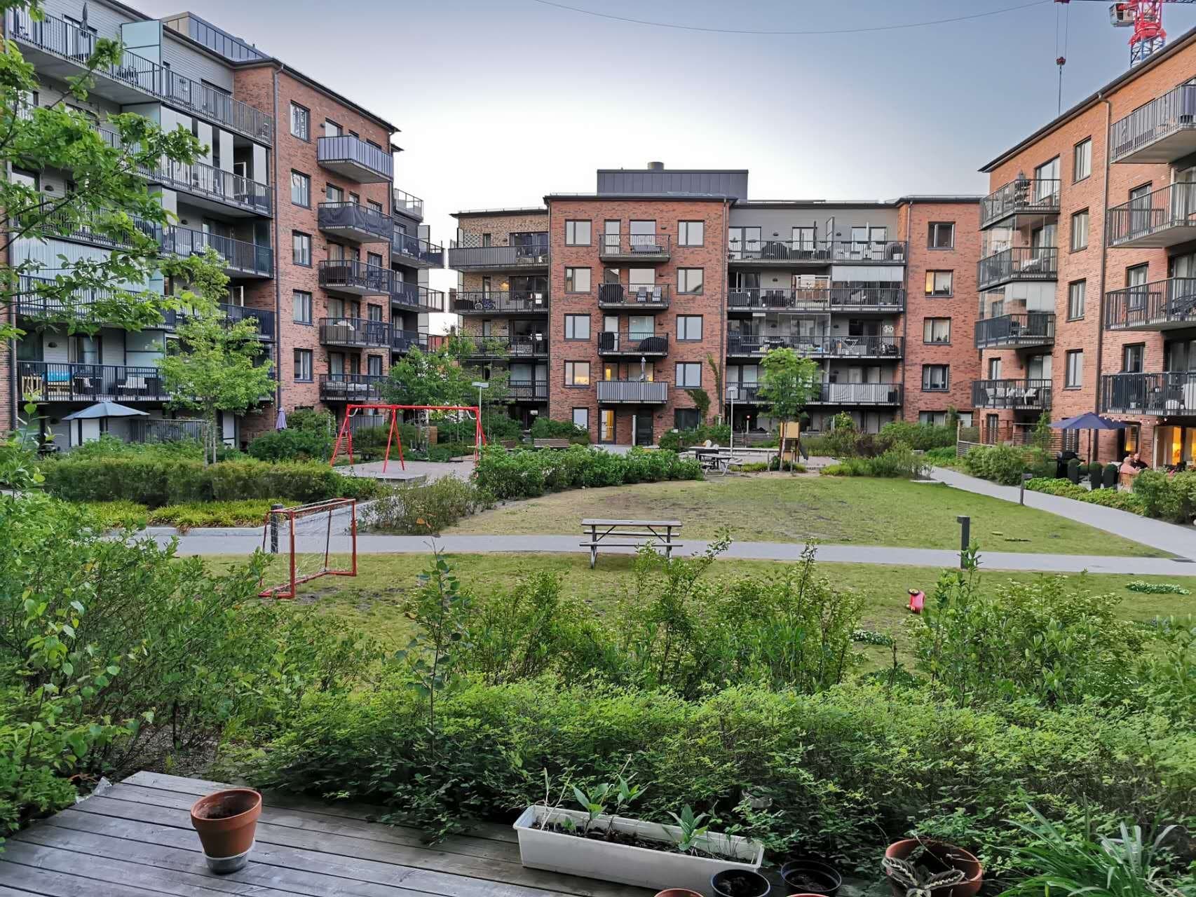 Fridensborgsvägen i Solna