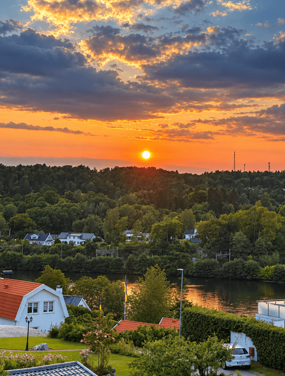 Lodjursvägen i Floda