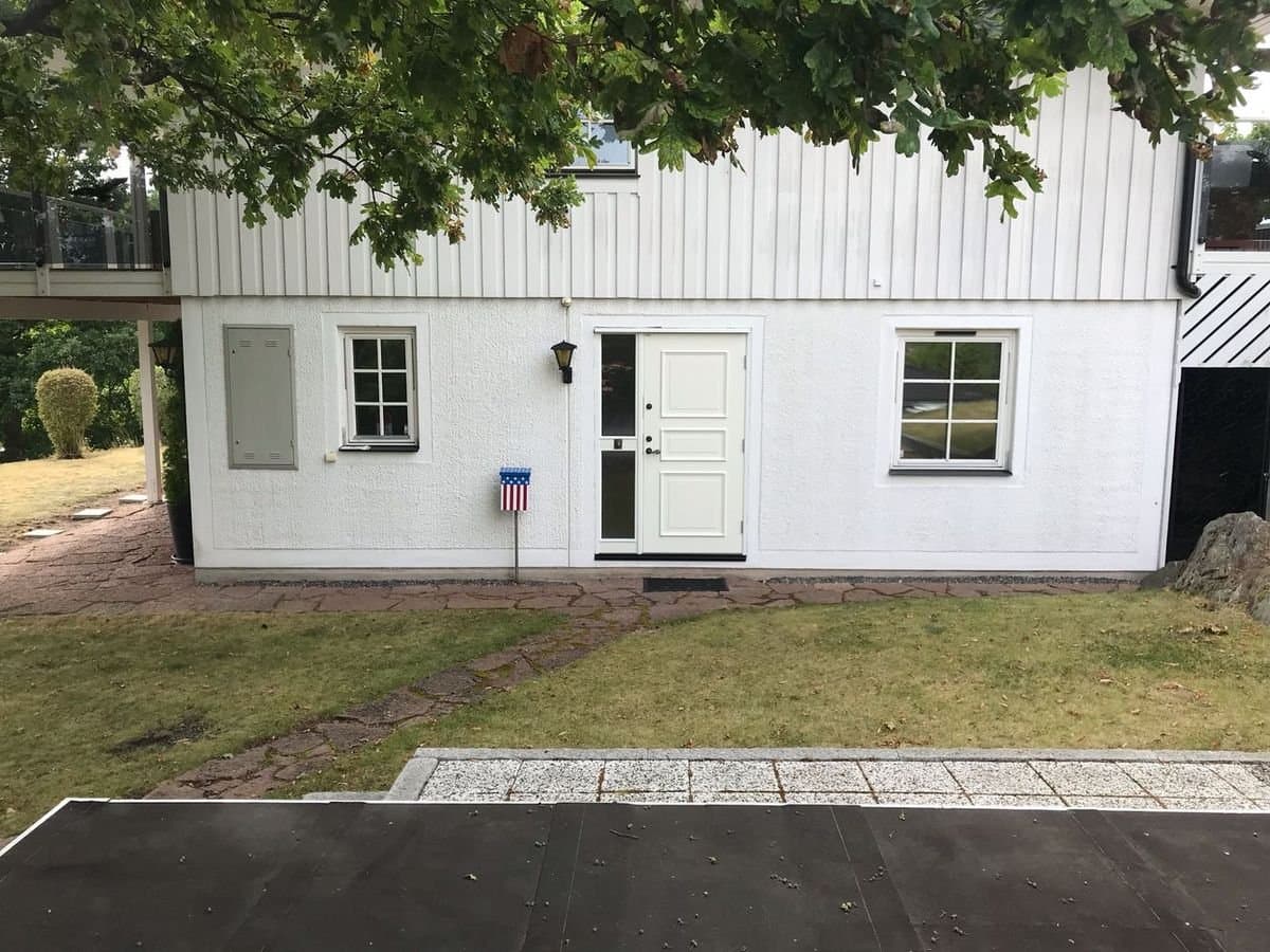 Trehörningsvägen i Huddinge