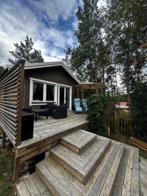 Blåhakeslingan i Ingarö