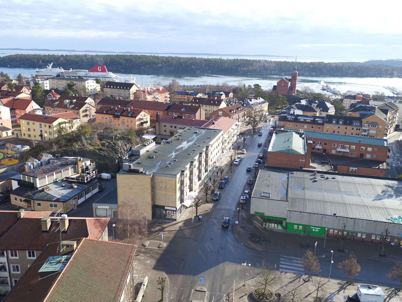 Centralgatan i Nynäshamn