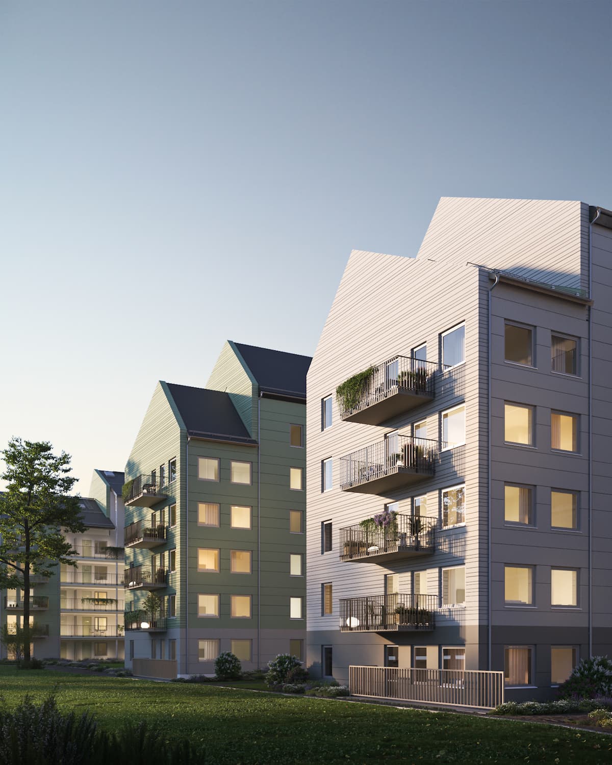 Gottsunda Allé i Uppsala