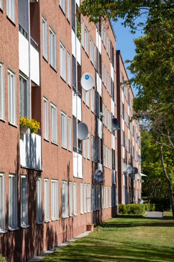 Krongårdsvägen i Vårby