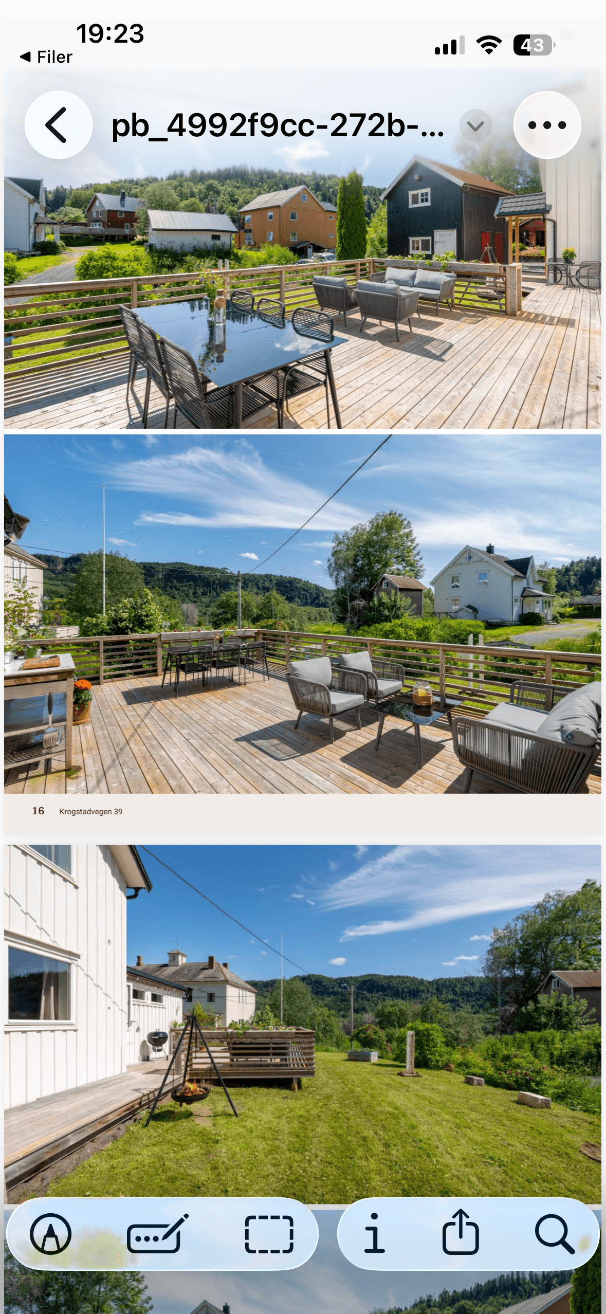Krogstadvegen i Hovin i Gauldal