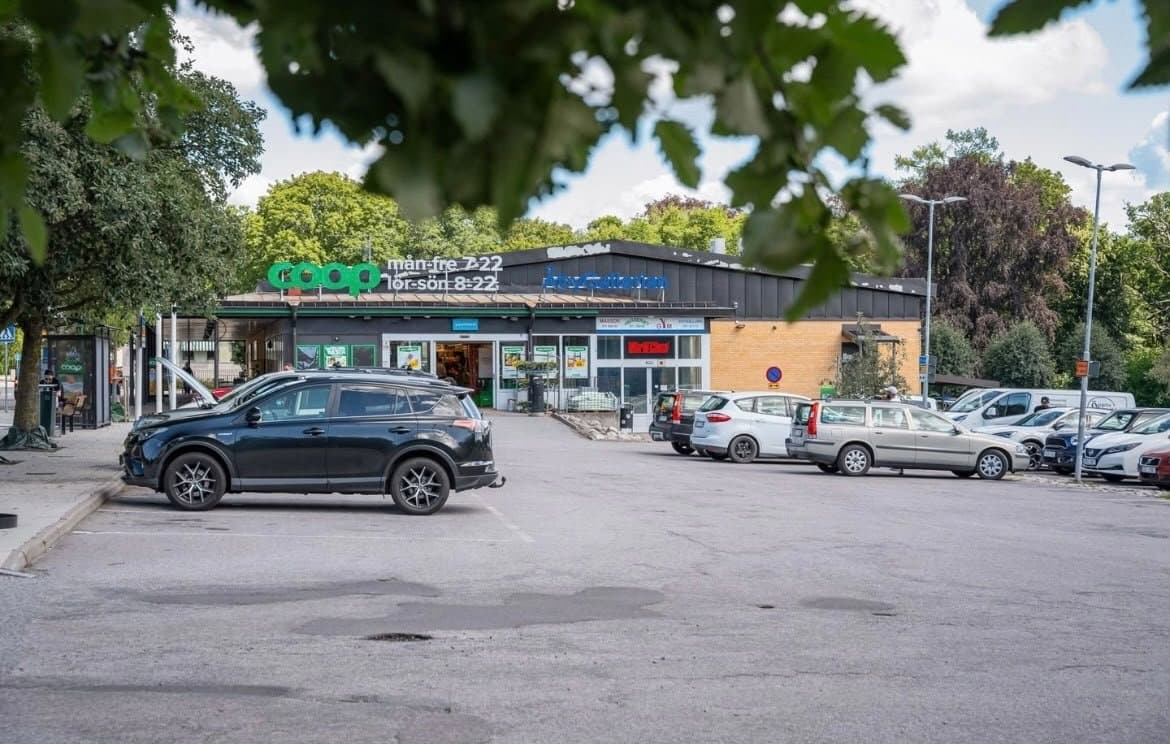 Hamndalsvägen i Åby