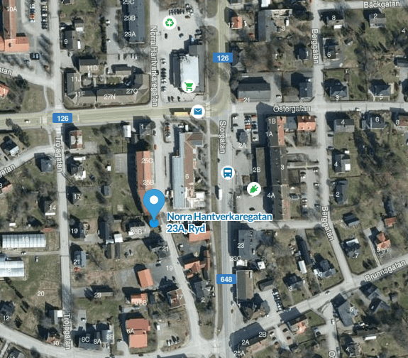 Norra Hantverkaregatan i Ryd