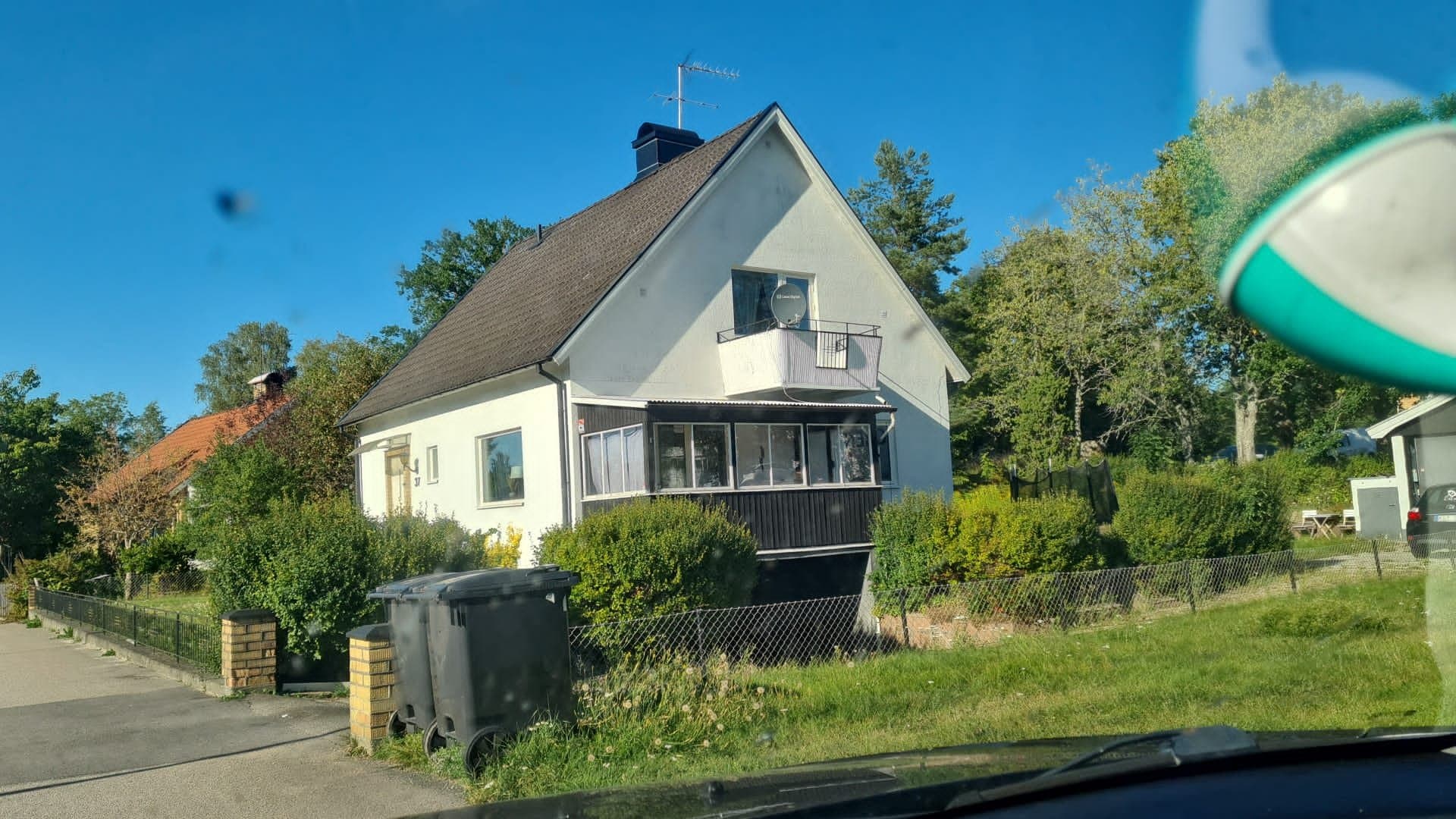 Lessebo.Rullstensvägen i Lessebo