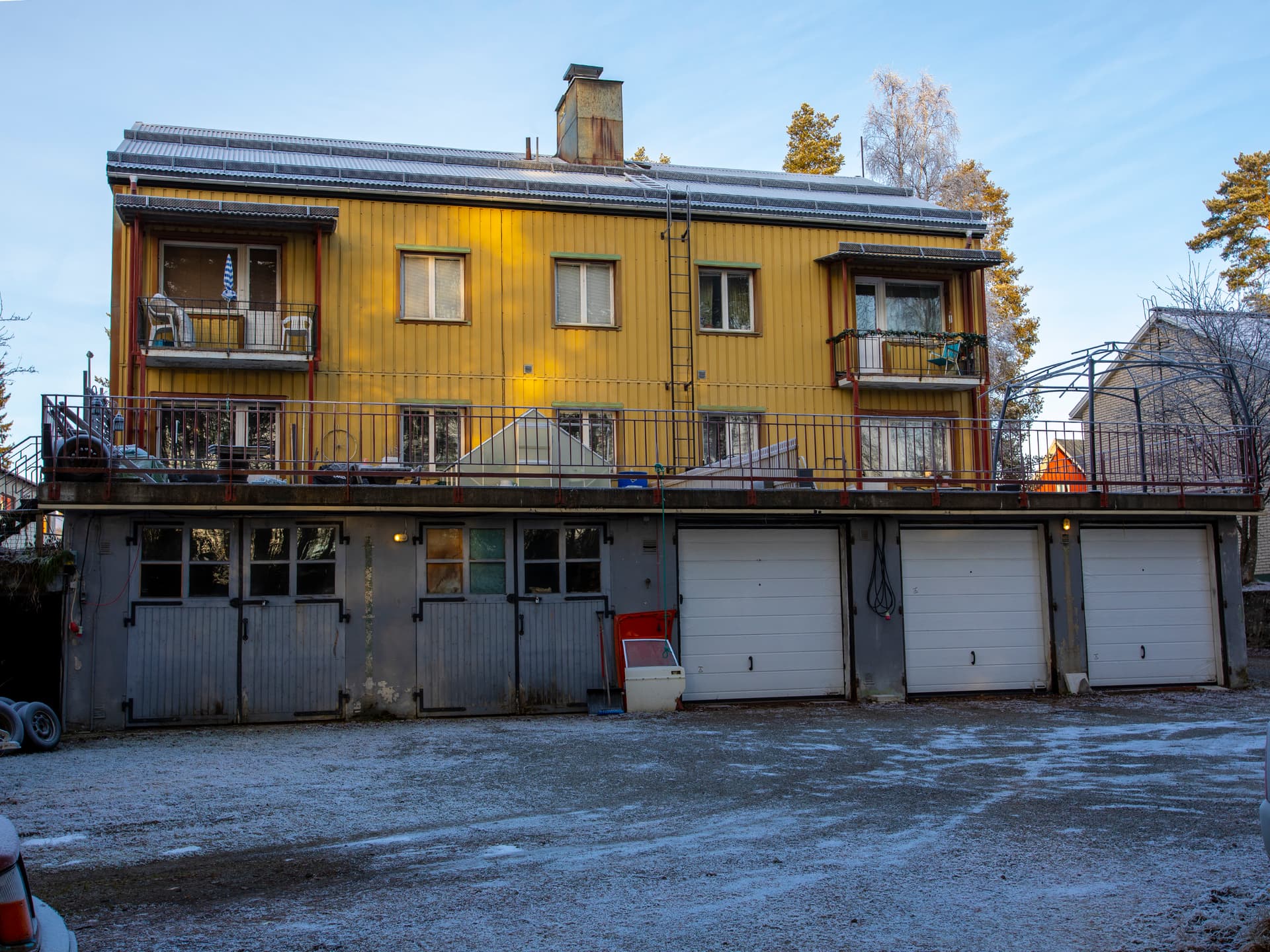 Hällforsvägen i Lycksele