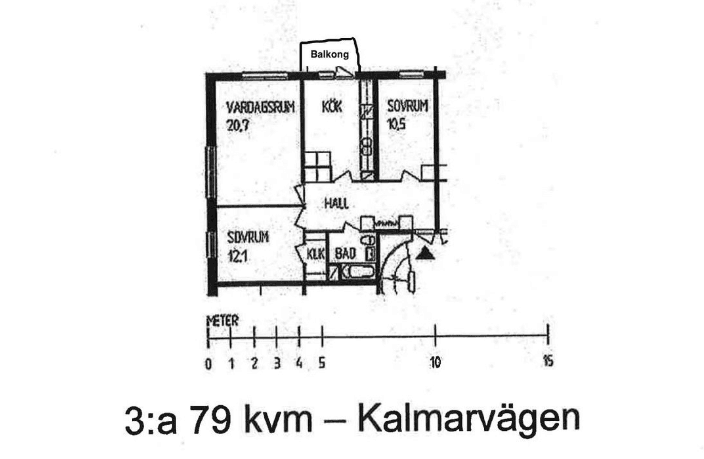 Kalmarvägen i Sundsvall