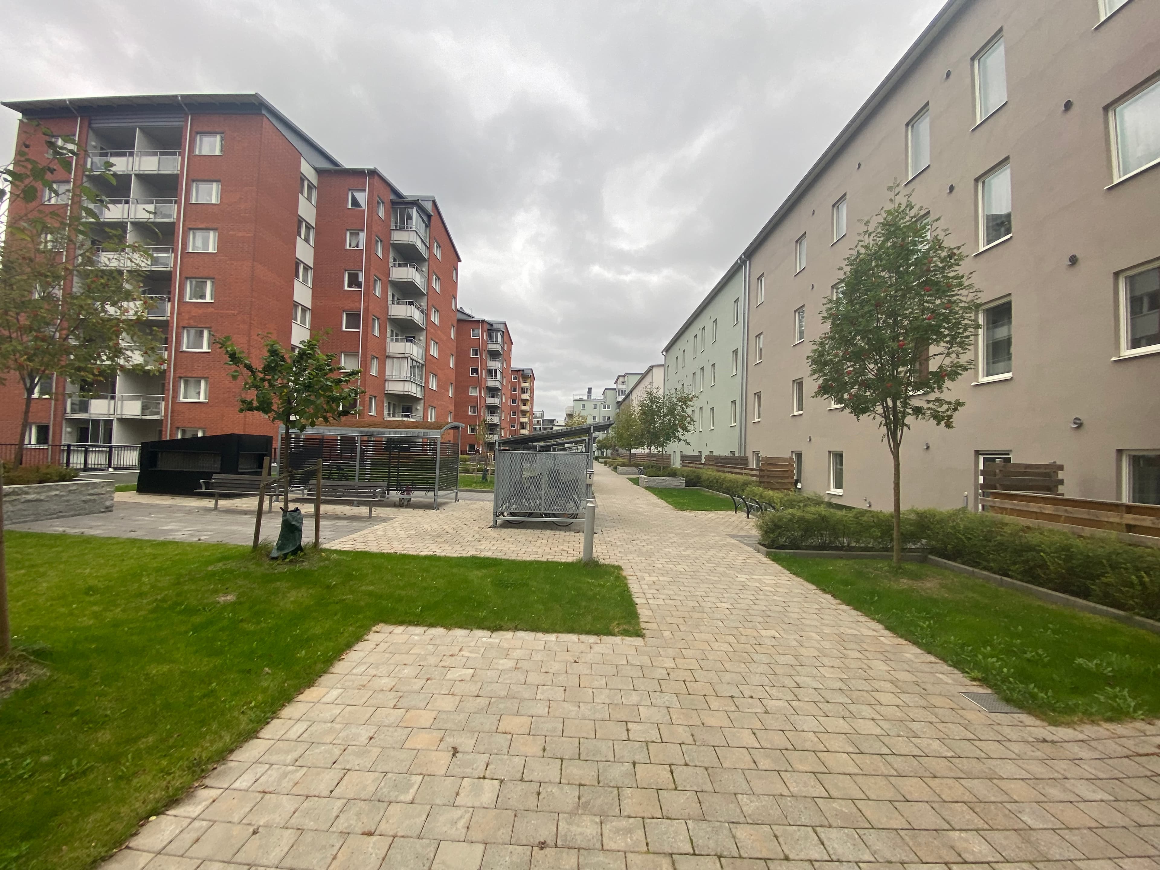 Albrektsvägen i Norrköping