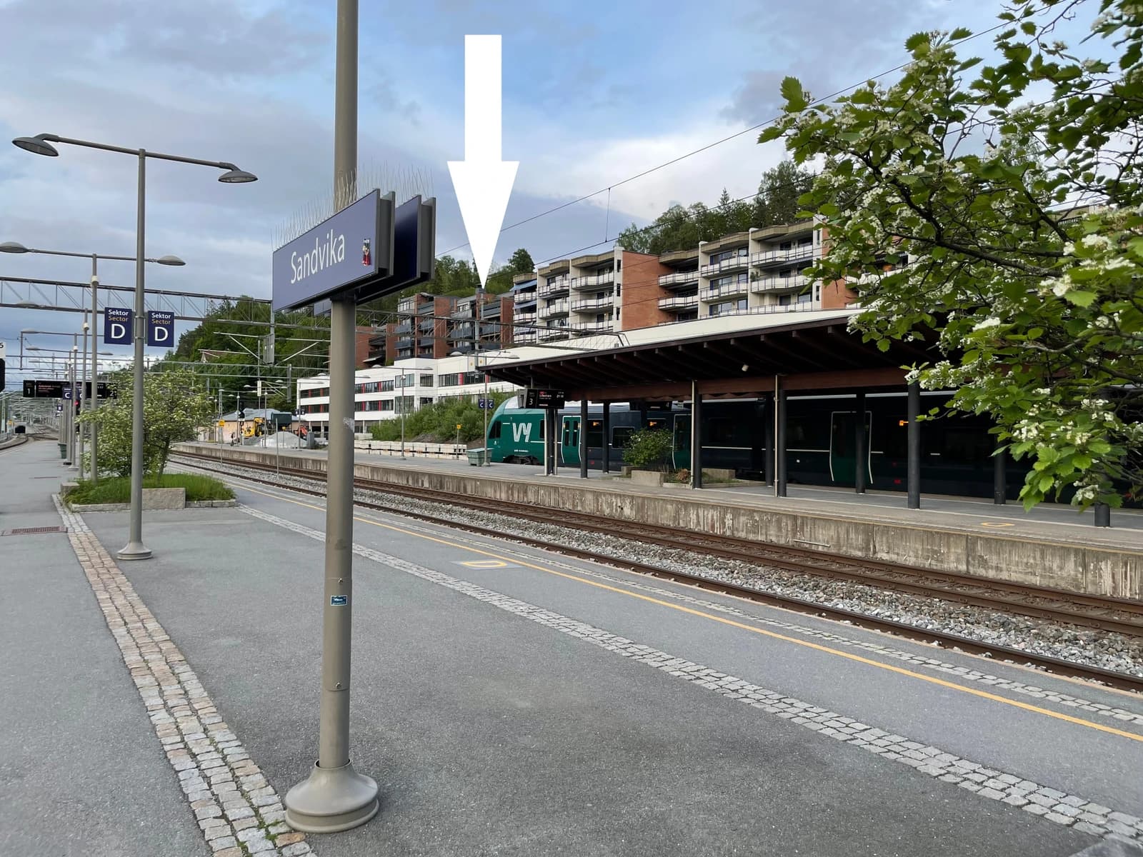 Lychesvingen i Sandvika