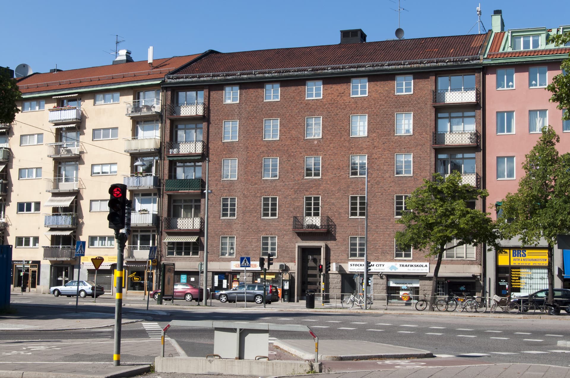 Valhallavägen i Stockholm