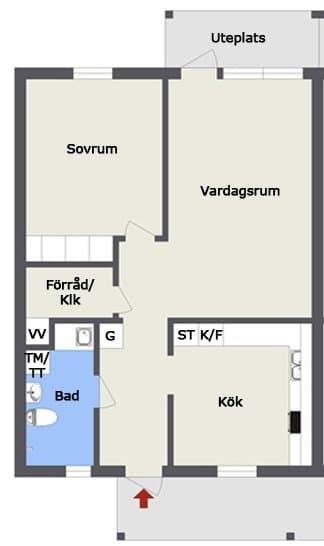 Centrumvägen i Landeryd