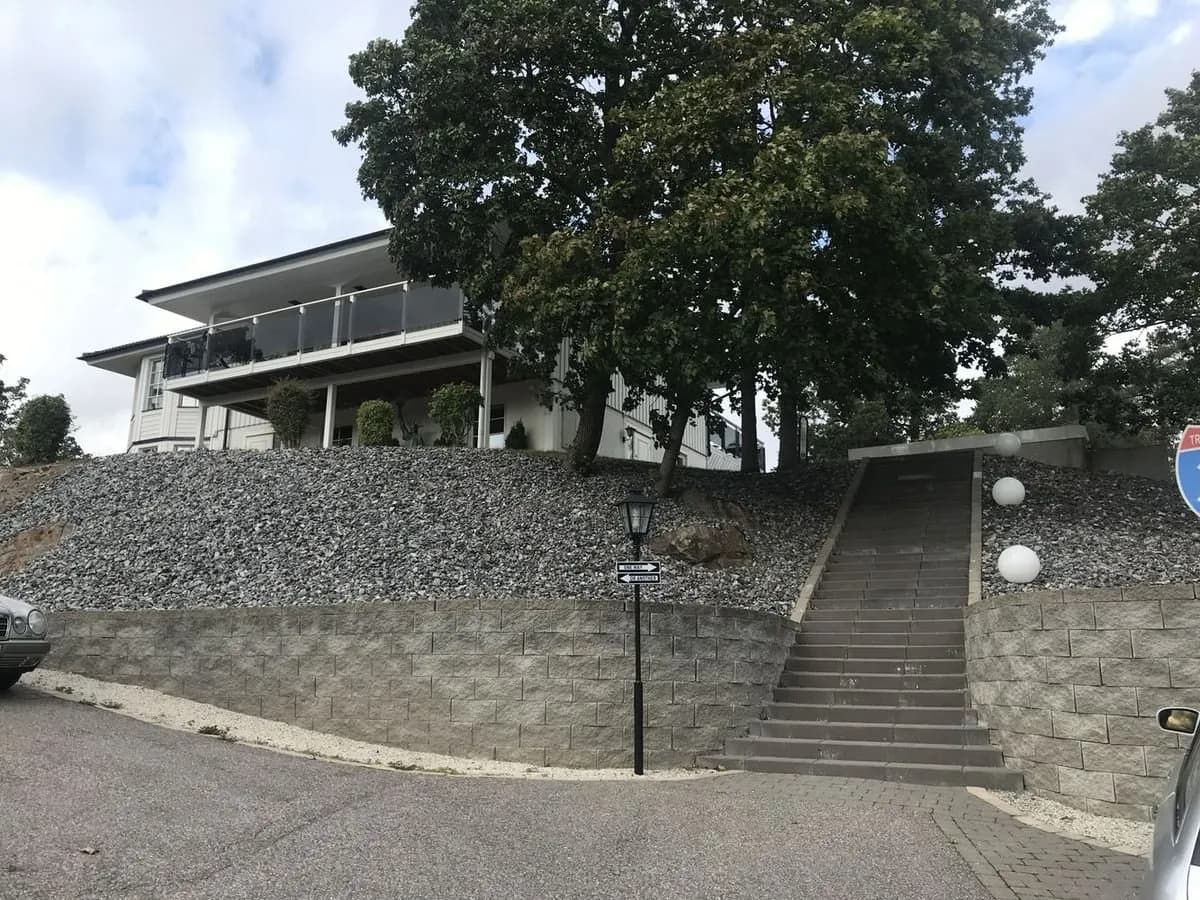 Trehörningsvägen i Huddinge