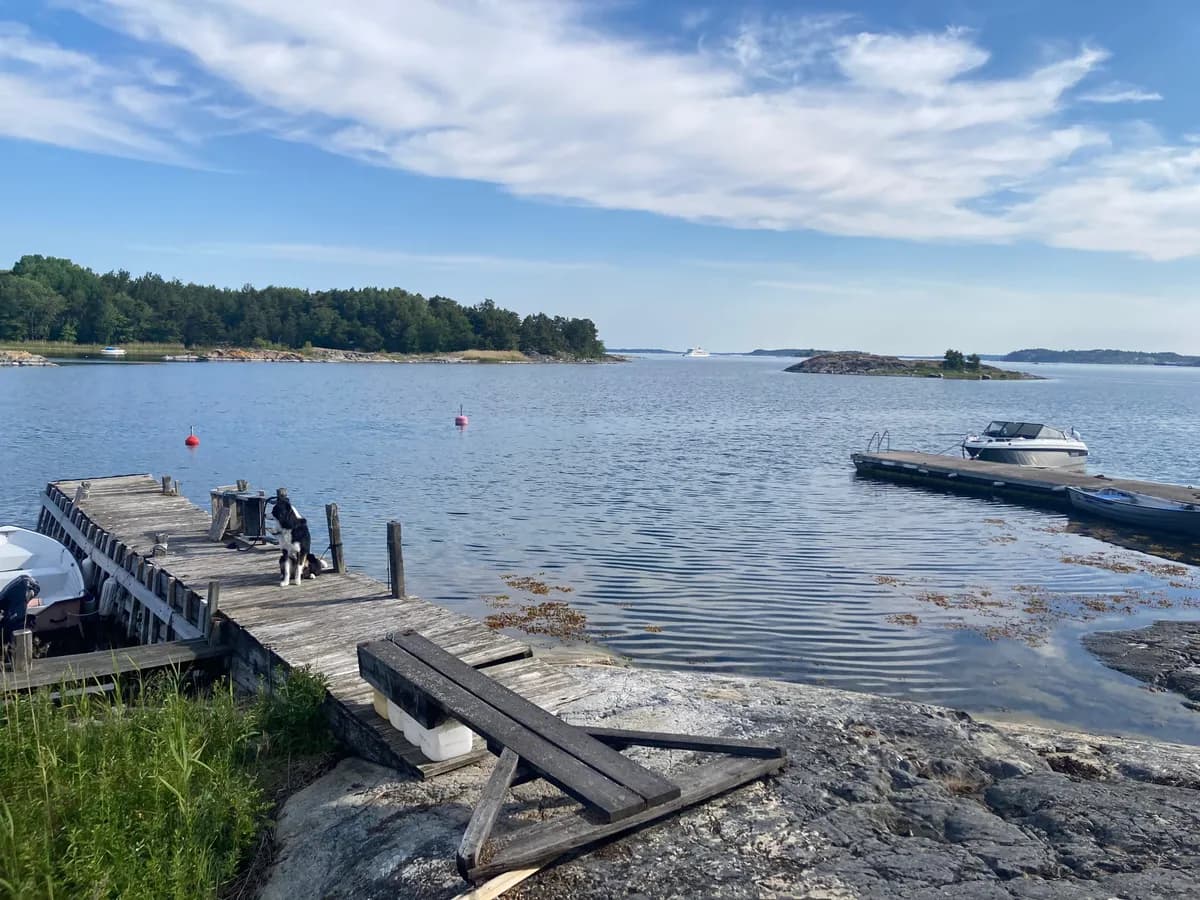 Runmarö långvik i Runmarö