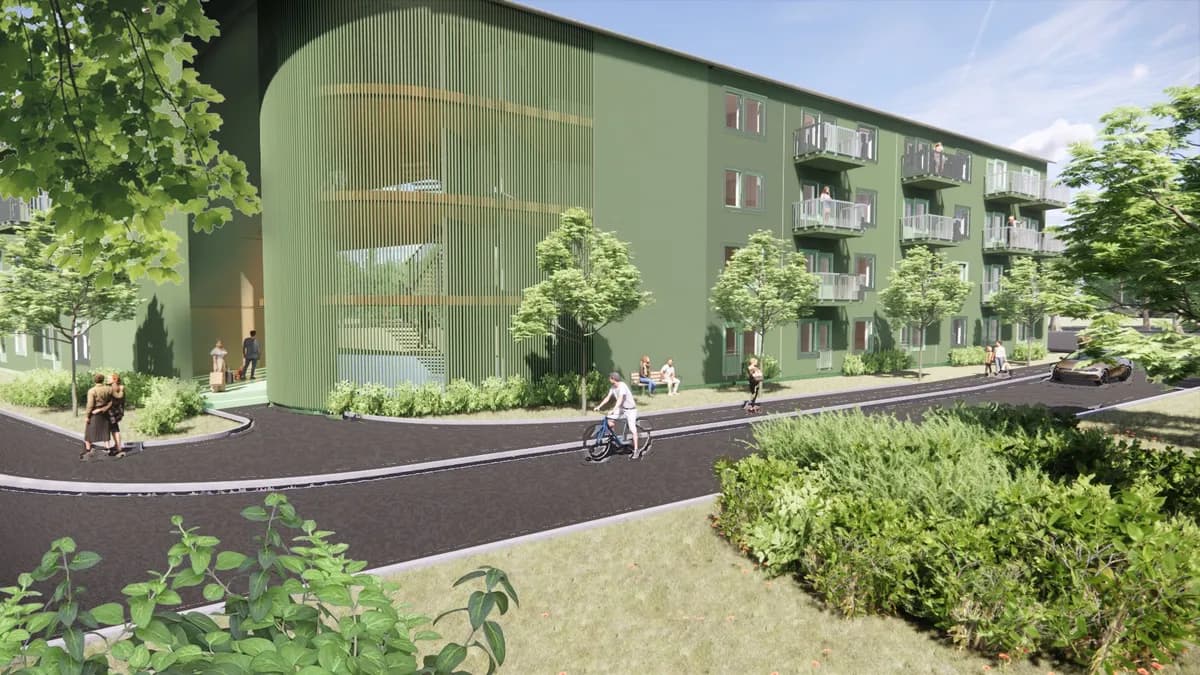 Kunskapsgatan i Älmhult