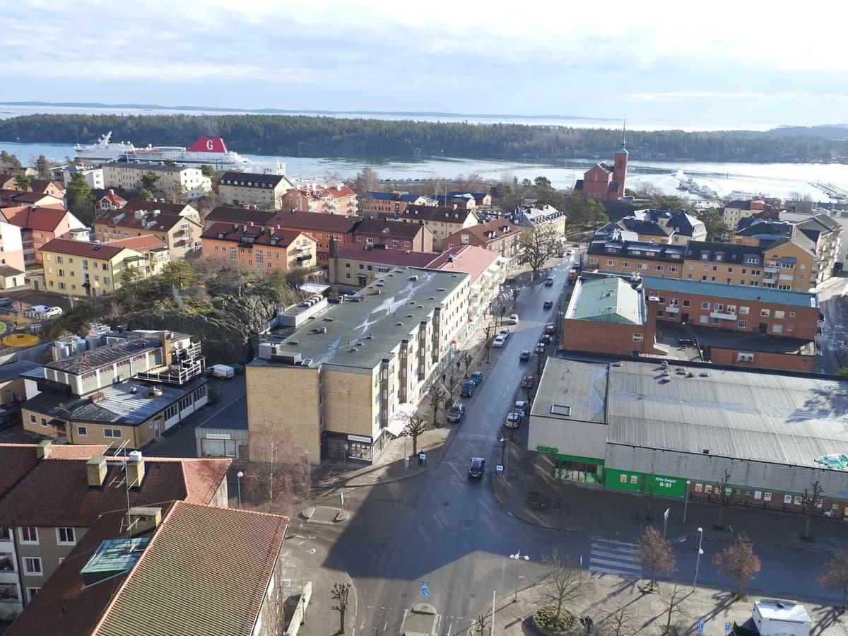 Centralgatan i Nynäshamn