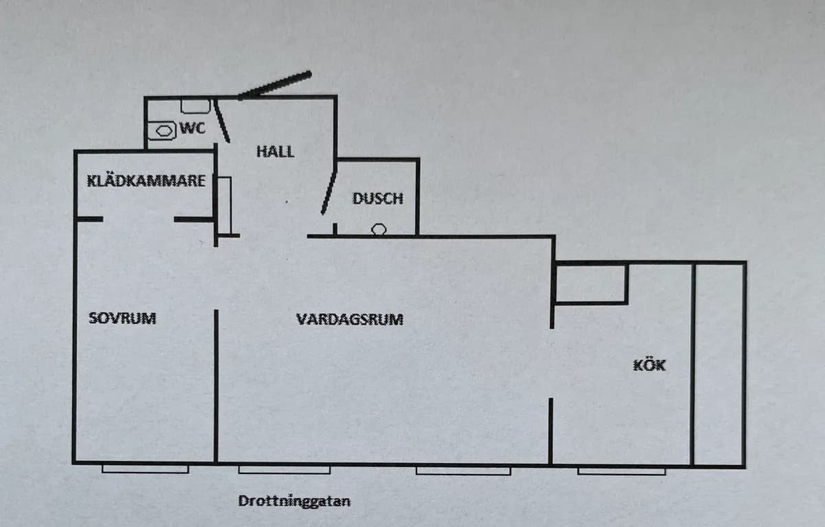 Drottninggatan i Kungsör