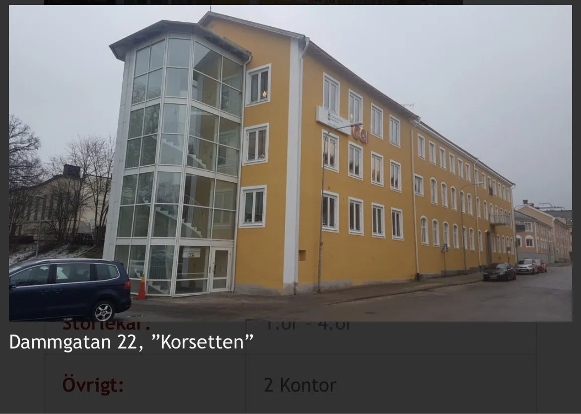 Dammgatan i Oskarshamn