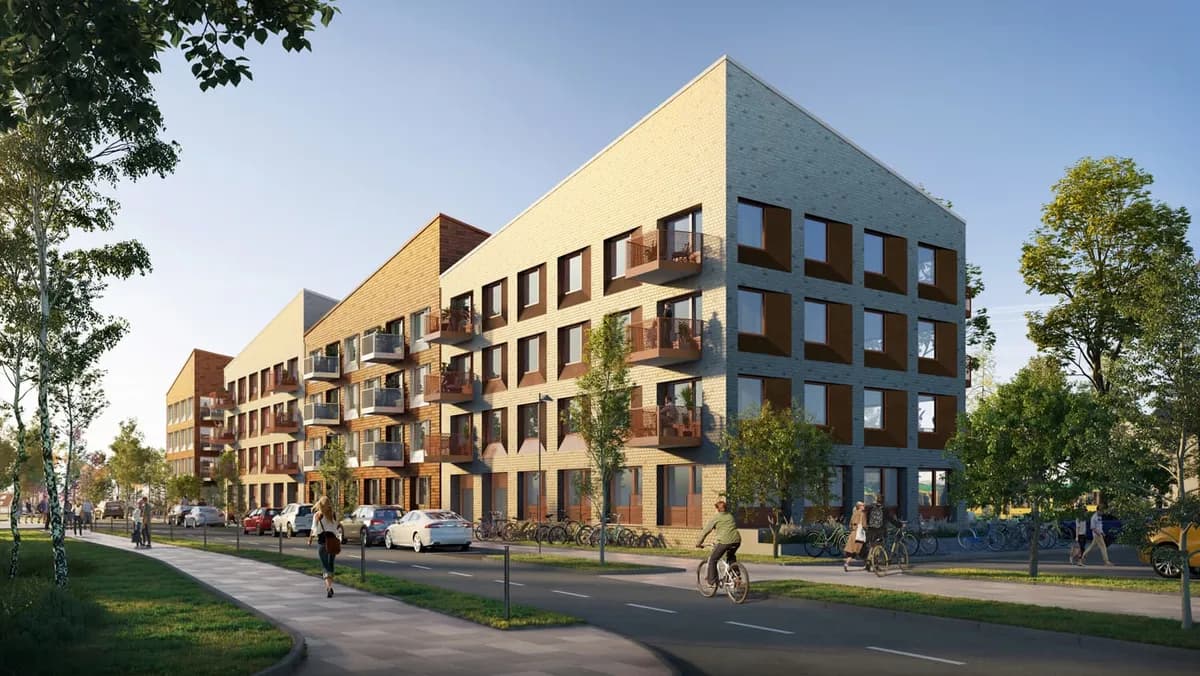 Vindrosgatan i Norrköping