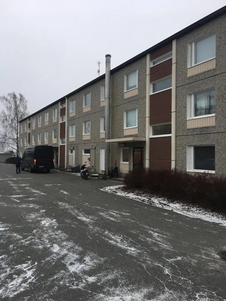 Kirkkotie i Luvia