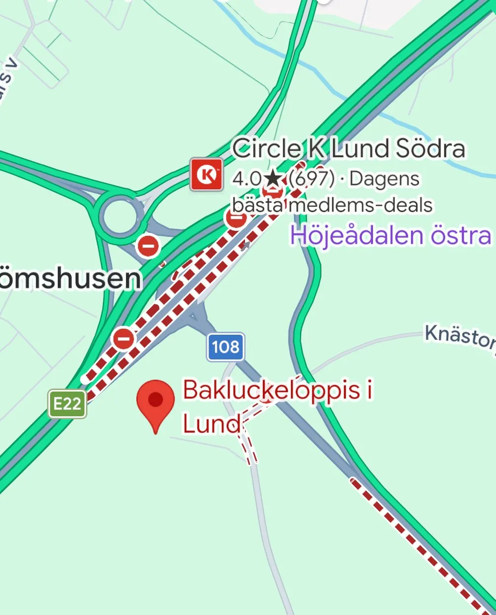 Knästorps kvarnväg i Staffanstorp