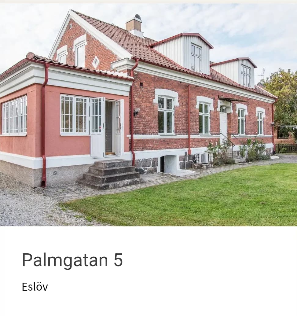 Palmgatan i Eslöv