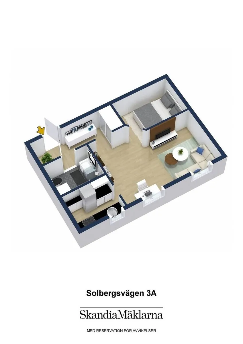 Solbergsvägen i Sandviken