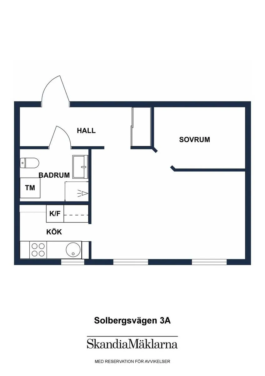 Solbergsvägen i Sandviken