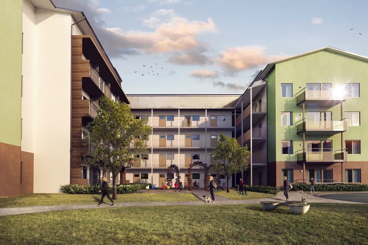 Strandparksvägen i Nyköping