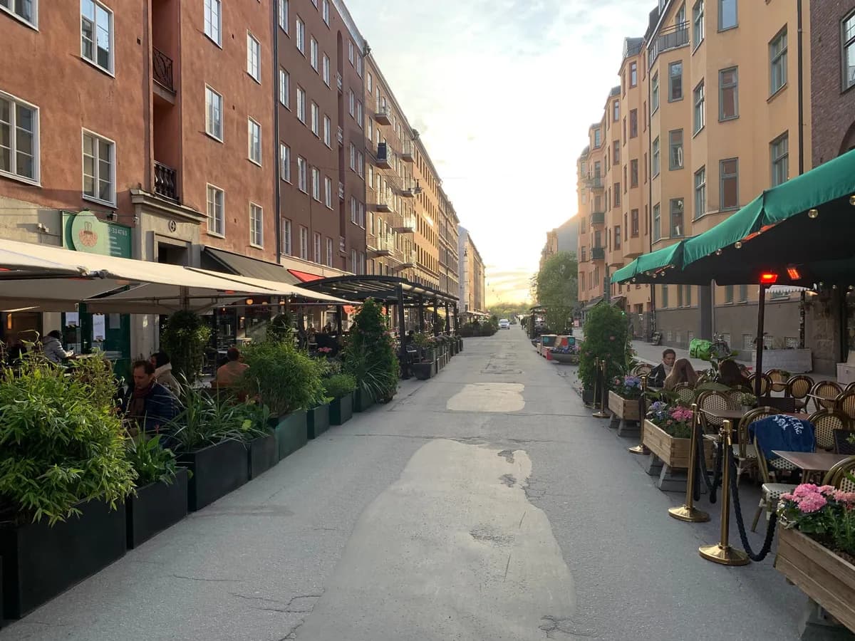 Tomtebogatan i Stockholm