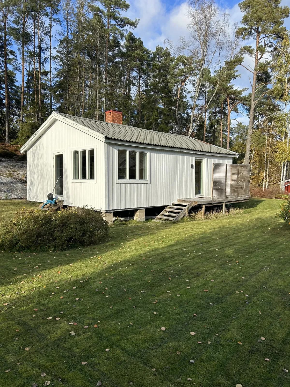 Evlinge skolväg i Värmdö