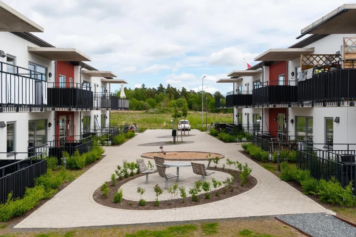 Vallby gårdsväg i Rimbo