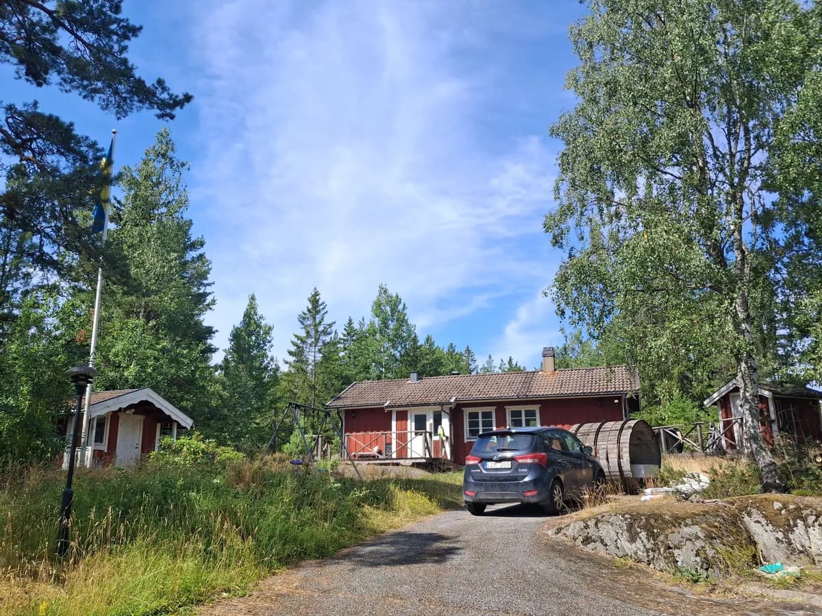 Mormorsmossevägen i Ingarö