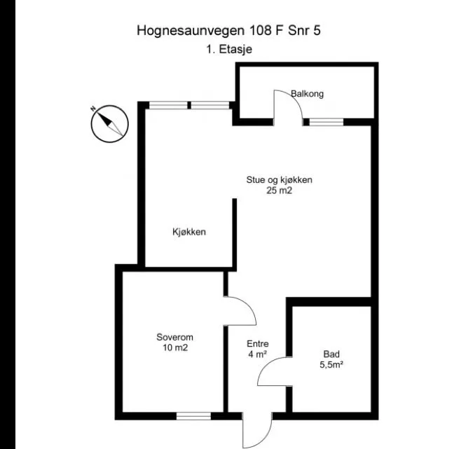 Hognesaunvegen i Stjørdal
