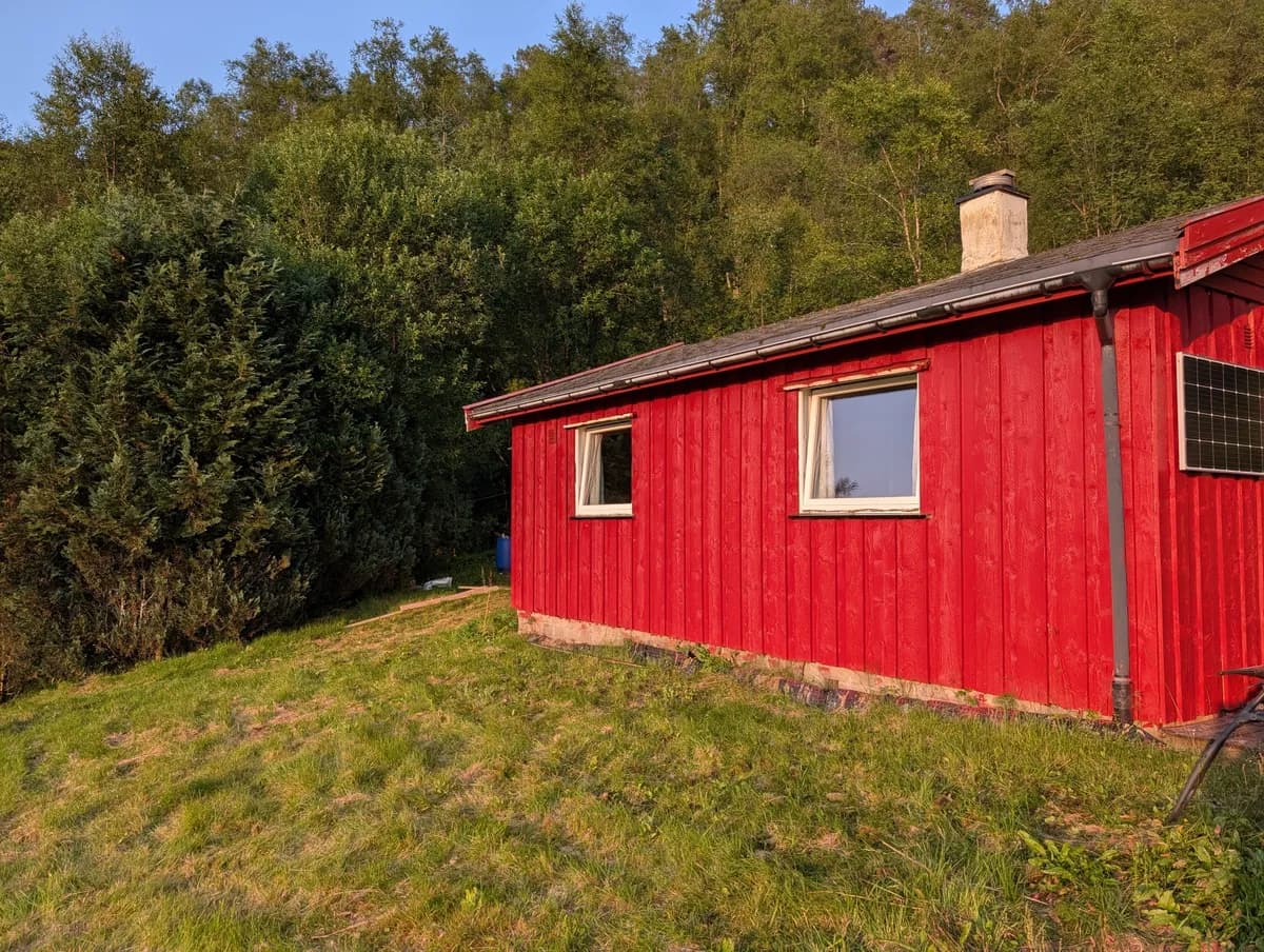 Skorsvegen i Leirvik i Sogn