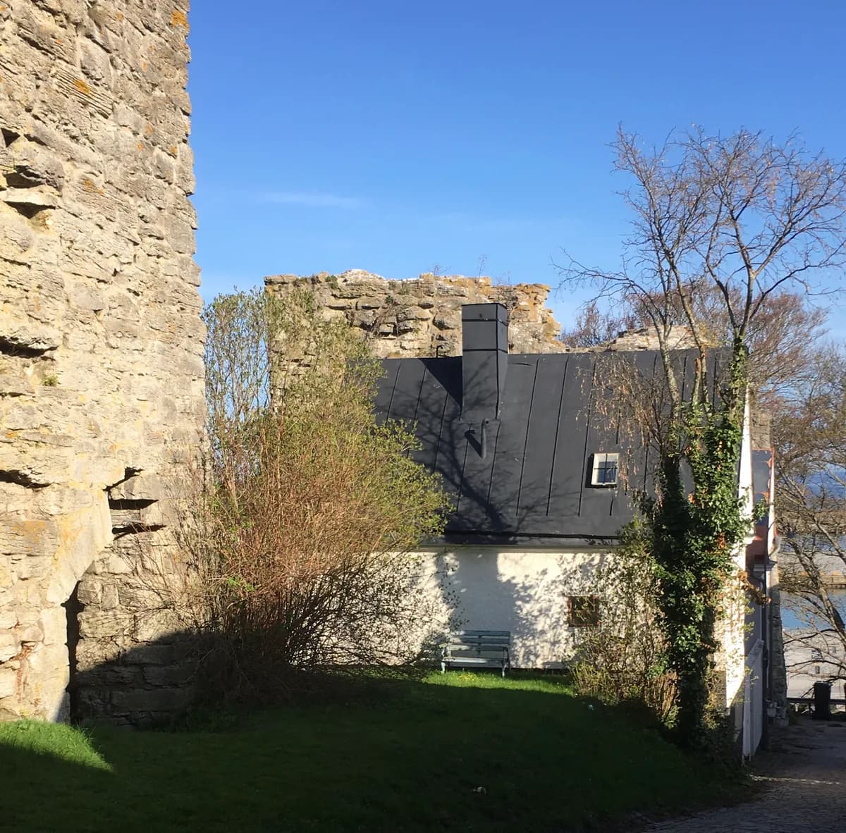 Södra Slottsgränd i Visby