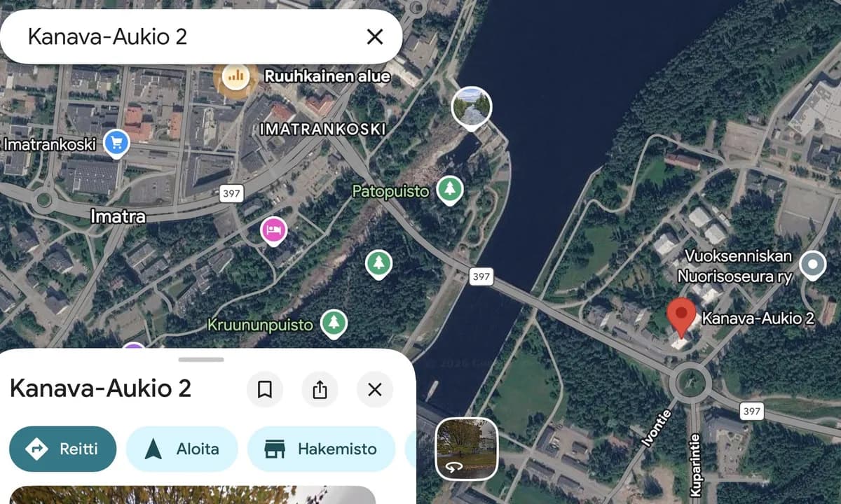 Kanava-Aukio i Imatra