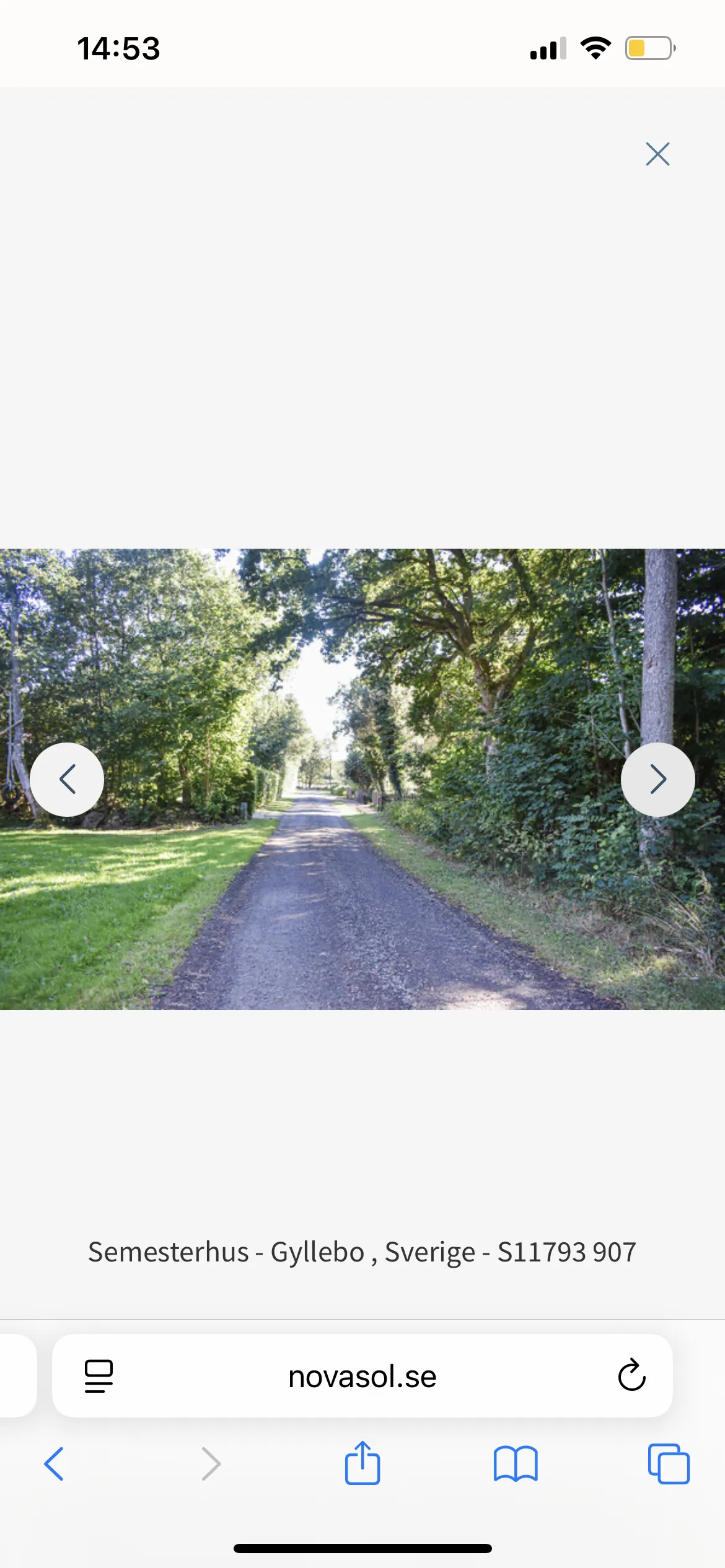 Ryngevägen i Gärsnäs