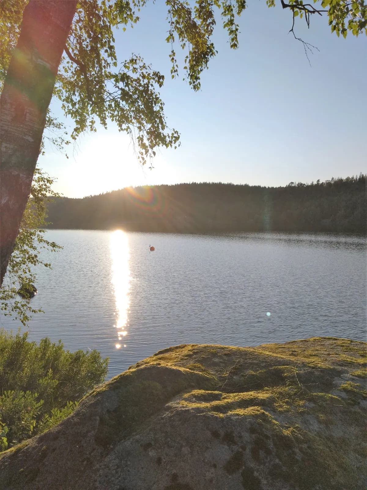 Västra Ingsjövägen i Lindome