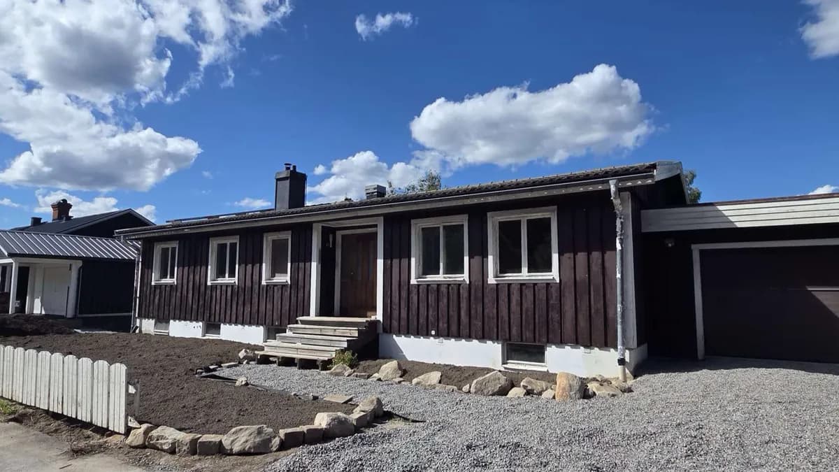 Björneborgsvägen i Bergvik
