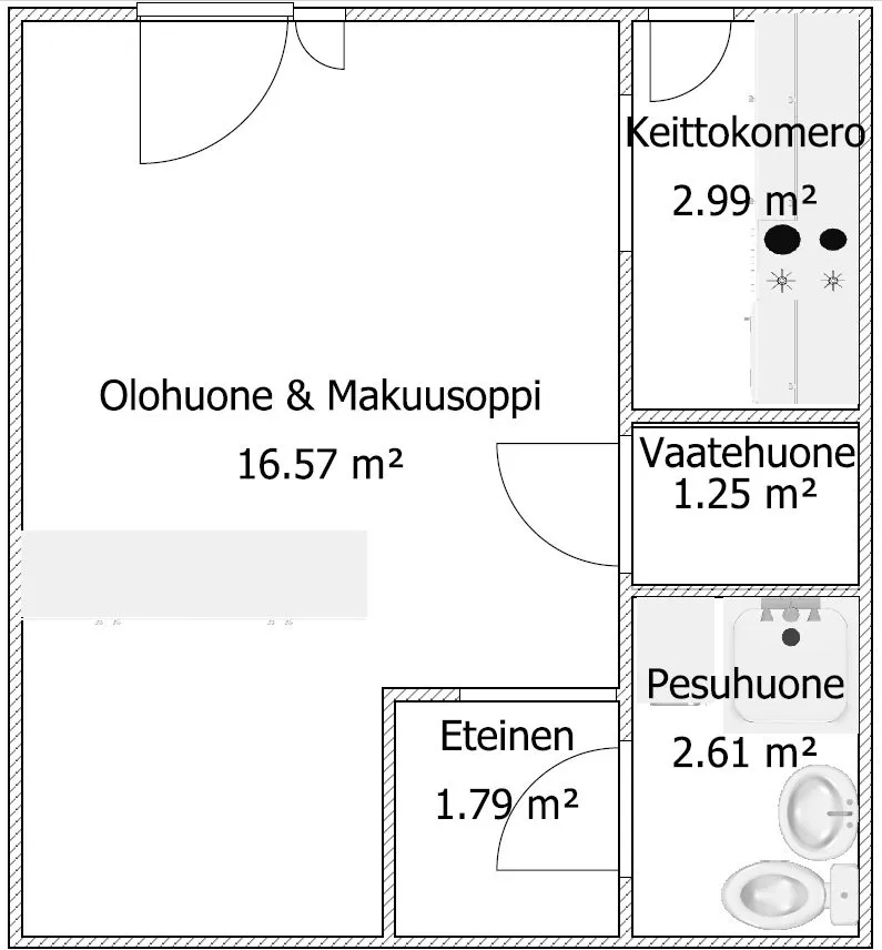 Lautiosaarentie i Keminmaa
