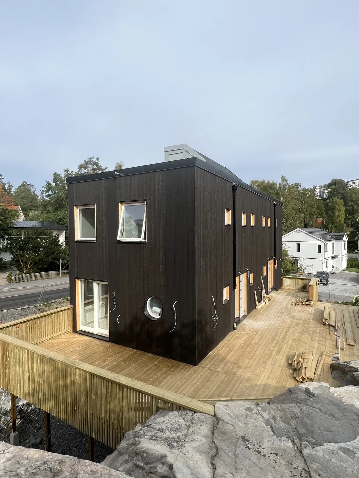 Svanevitsvägen i Nacka