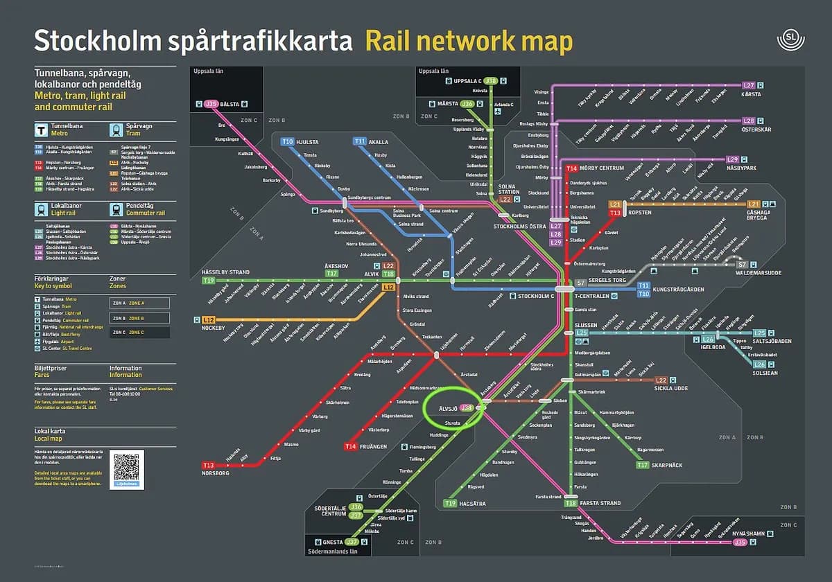 Solberga hagväg i Älvsjö