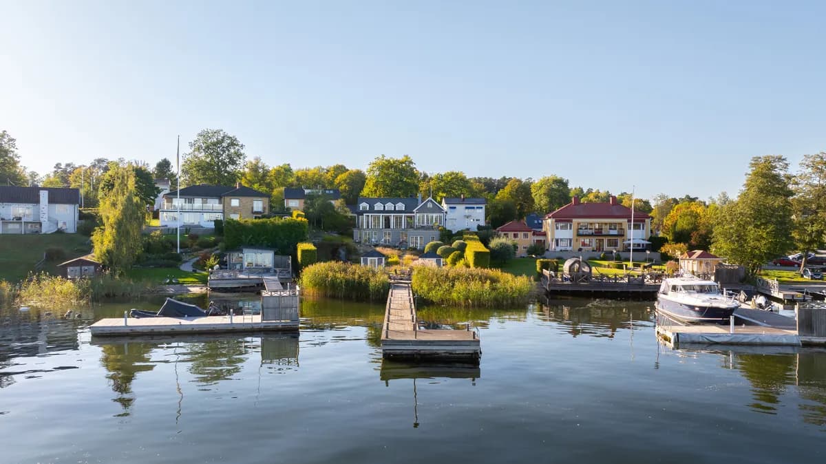 Strandpromenaden i Täby
