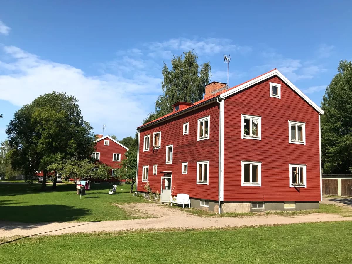 Björkbyvägen i Norberg