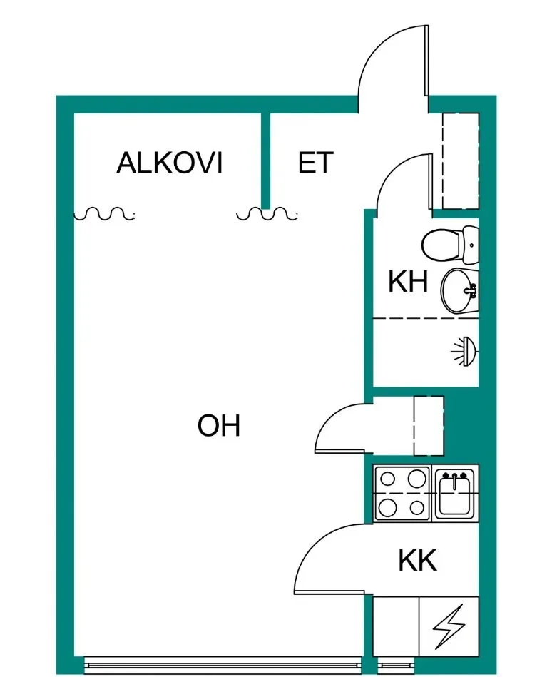 Valkeisenkatu i Kuopio