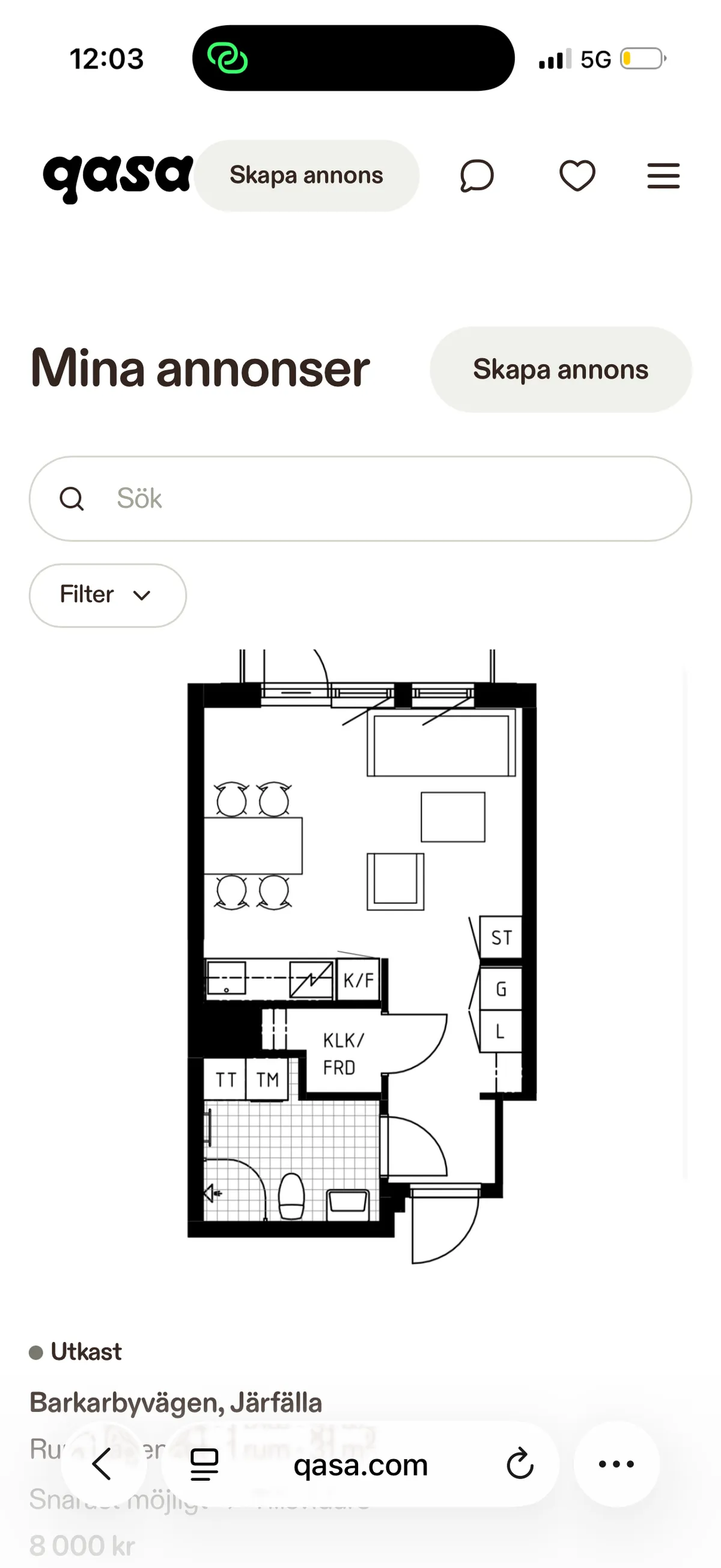 Barkarbyvägen i Järfälla